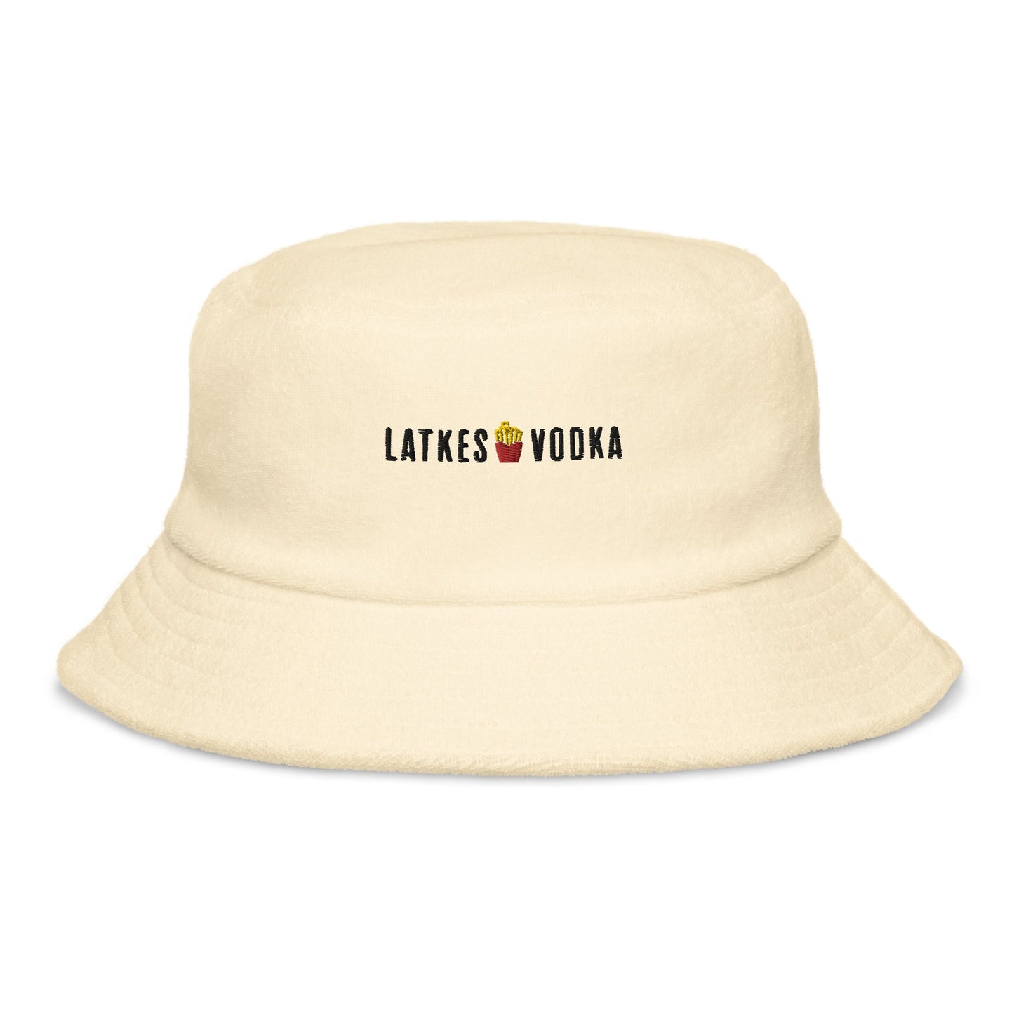 Terry cloth bucket hat