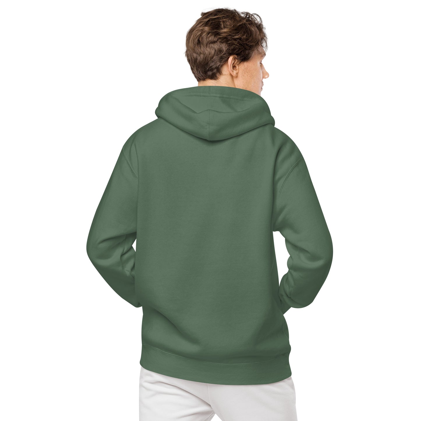 Unisex pigment-dyed hoodie